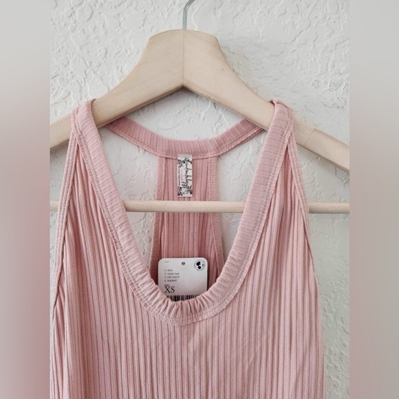 Free People pink Speed Dial Bodysuit Size XS new - Picture 6 of 14